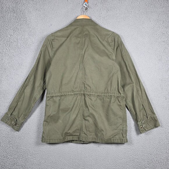 Madewell Jacket Womens Size Small Foliage Green Surplus Field Military Zip 90s - Picture 5 of 15